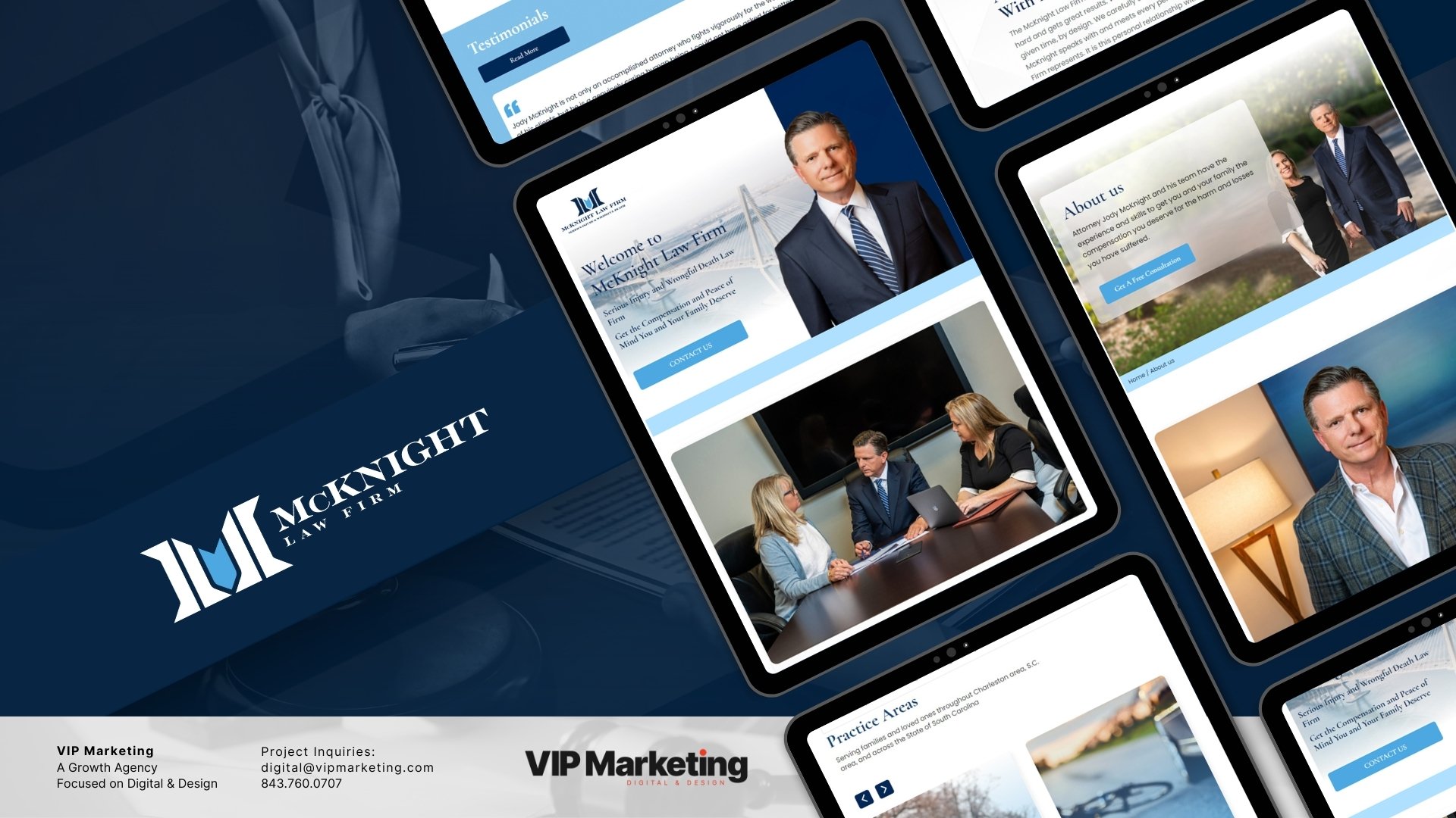 McKnight Law Firm Website Design